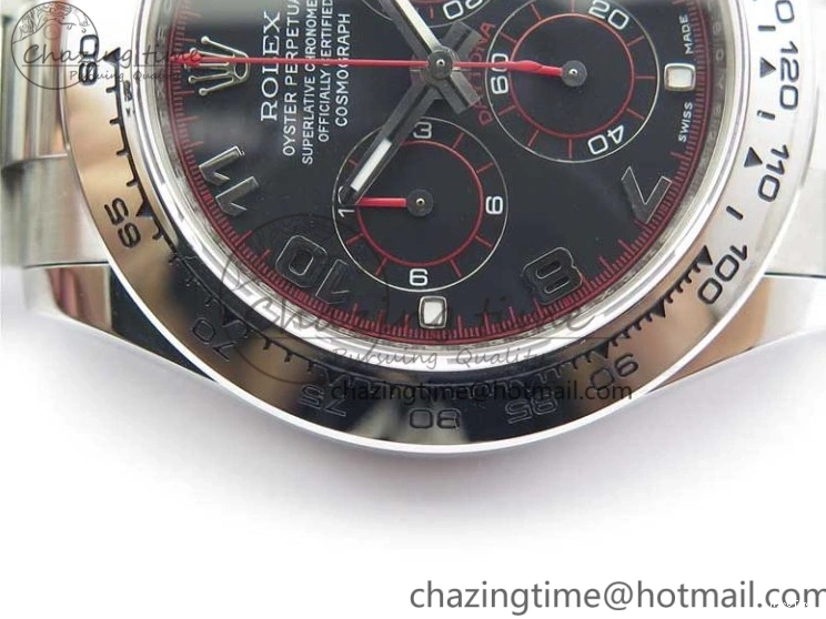 MiroTime 0116 Vibrant Daytona 116520 SS Noob 1:1 Best Edition Black Dial On SS Bracelet A 2987